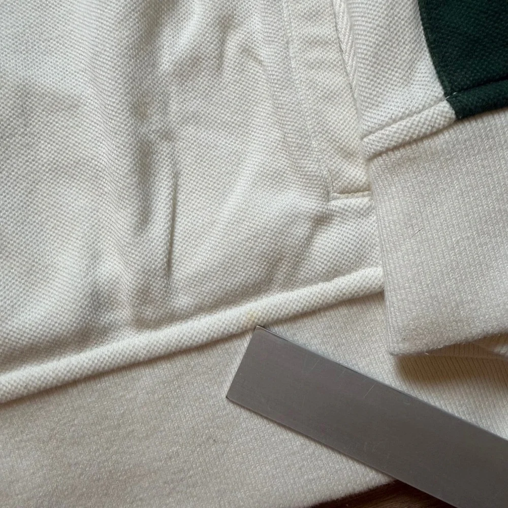 Vintage Polo Ralph Lauren Track Jacket Mens XXL White Full Zip MMIX Crest Logo